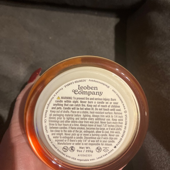 CA Candle Company Warm Pumpkin 🎃 Pie Candie - Picture 3 of 4